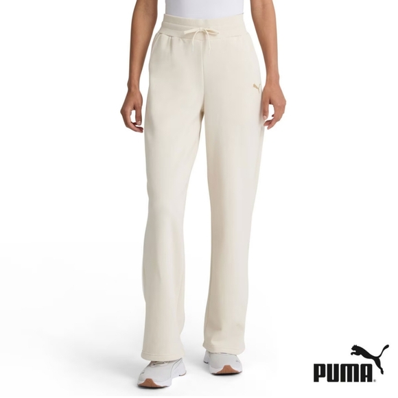 PUMA Straight Leg Jogger in Taupe, Size Medium - Picture 1 of 8